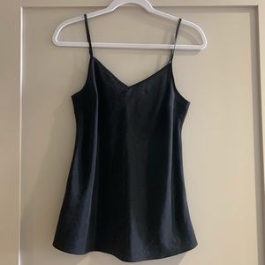 JCREW Black Silk Camisole - closet staple!